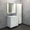Зеркало-шкаф Comforty Модена М 00-00001640CF 80х80 подвесной цвет белый