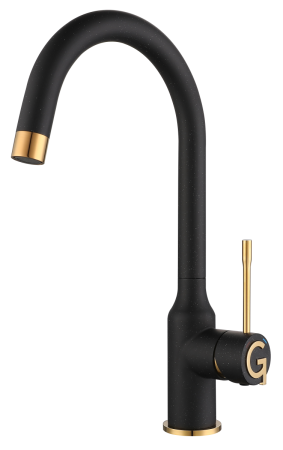 Смеситель для кухни Rivelato 1923502 nero oro на мойку черный/золото