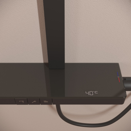 Душевая стойка Sancos Vos SC6100MB настенная цвет черный