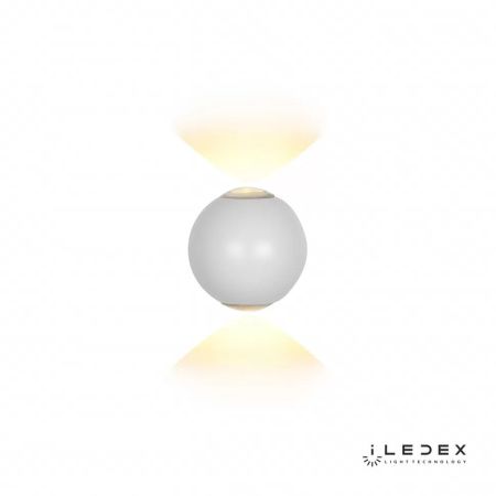 Светильник настенный iLedex Rainbow (Раинбов) ZD8168-6W RGB WH