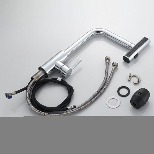 Смеситель для кухни Raffine F203 на мойку хром - фото 4