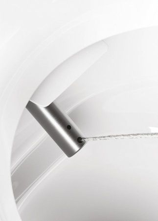 Унитаз-биде электронный подвесной GSI Wclean 7418K17 серый с сиденьем микролифт безободковый смыв торнадо