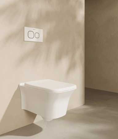 Чаша унитаза подвесная Arrow AHB2156 цвет белый без сиденья безободковая каскадный смыв