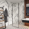 Душевой уголок Cerutti SPA VICTORIA120 120х90 стекло прозрачное профиль хром без поддона