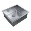 Кухонная мойка Paulmark GERBERG 48 UNI PM214844-BS 45х40 цвет нержавеющая сталь поверхность брашированная