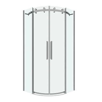 Душевой уголок Grossman Classic 301.K33.04.1010.10.00 100х100 стекло прозрачное профиль хром глянцевый без поддона