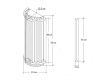 Светильник настенный Garda Decor 62GDW-D007K5B/550