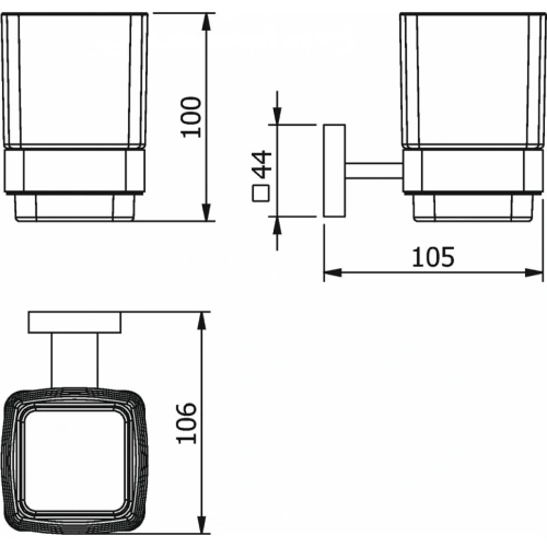 Стакан Langberger LEDRO 21811A - фото 3