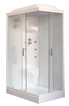Душевая кабина Royal Bath НР RB8120HP7-WC-L 120х80 прямоугольная с крышей ориентация левая