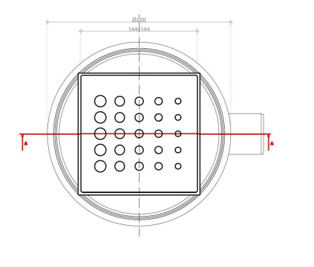 Душевой трап Pestan Confluo Standard Drops 4 13000012