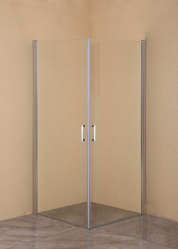 Душевой уголок Orange E04-100TCR 100х100 стекло прозрачное профиль хром без поддона - фото 2