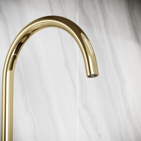 Смеситель для кухни Sancos Taper SC4012ZG на мойку золото