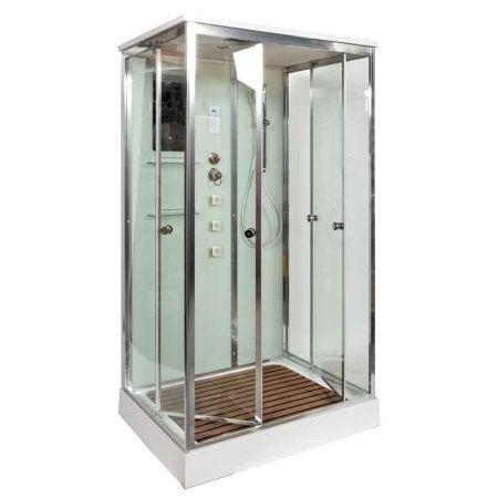 Душевая кабина AvaCan V1215 120х90 прямоугольная с крышей ориентация универсальная