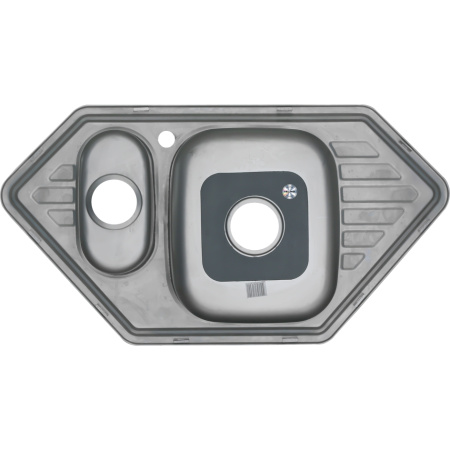 Кухонная мойка Melana 222 C t (*7) 95х50 цвет хром