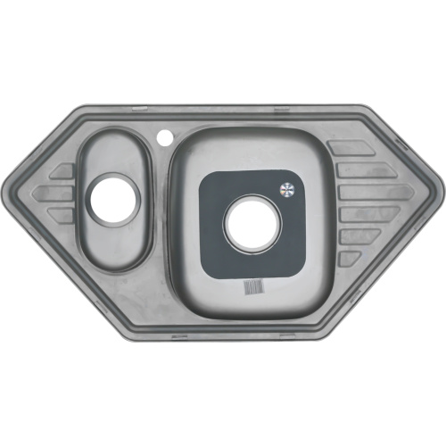 Кухонная мойка Melana 222 C t (*7) 95x50 цвет хром - фото 3