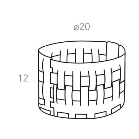 Корзина для белья ADJ Bottega 1512.06/04