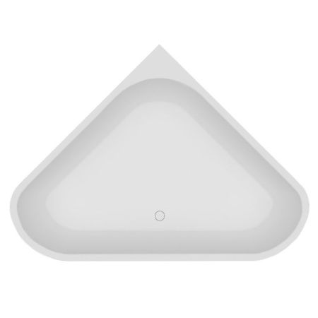 Ванна акриловая Abber AB9446MW 150х150 угловая четверть круга с каркасом