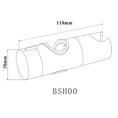 Держатель душа Bond BSH00 хром глянцевый