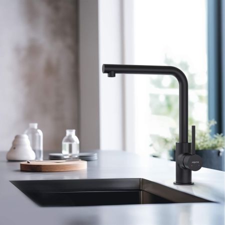 Смеситель для кухни Aquatek ЕВРОПА AQ1380MB на мойку черный