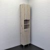 Шкаф-пенал Comforty Марио 00-00005976CF 40х190 напольный цвет белый/бежевый