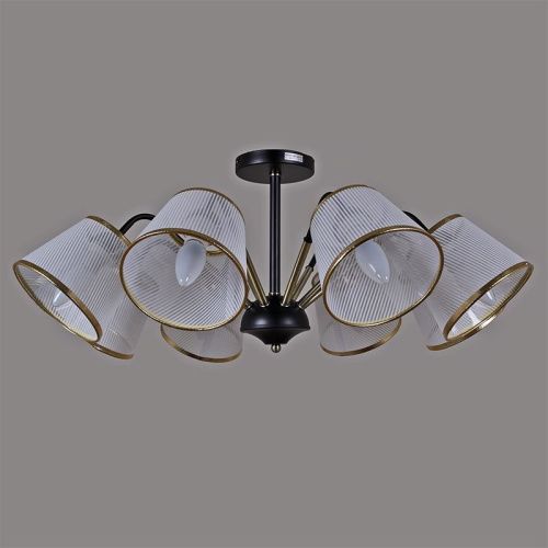 Люстра на штанге Illumico IL0344 IL0344-8CSQ-79 BK AB - фото 2