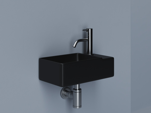 Раковина Ceramica Nova ELEMENT 40 см CN5045MB подвесная цвет черный матовый - фото 5