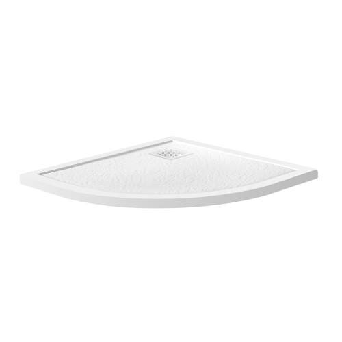 Душевой поддон BelBagno UNO TRAY-MR-UNO-R-90-550-35-W-BO 90х90 искусственный мрамор белый - фото 2