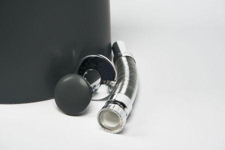 Раковина из сантехнического фарфора Galassia Core 7305NEMT 40х40 напольная цвет черный