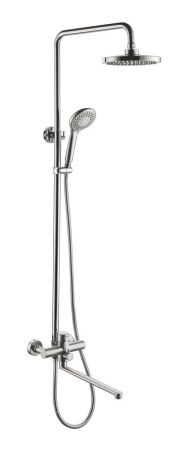 Душевая стойка Fmark FS8345-35 настенная цвет серый