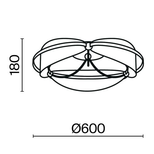 Светильник потолочный Maytoni Breeze MOD281CL-L45BS3K - фото 2