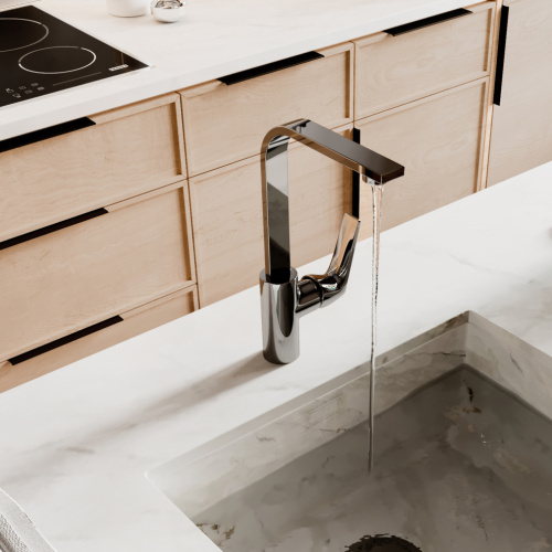 Смеситель для кухни Wasserkraft Neime 1900 1907 на мойку хром - фото 2