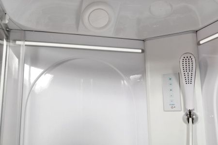 Душевая кабина AvaCan L602RLED 120х80 асимметричная с крышей ориентация правая