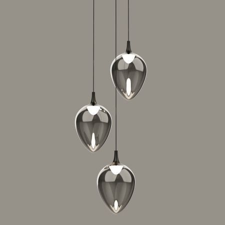 Светильник подвесной Delight Collection MD24001012-3A black/smoky