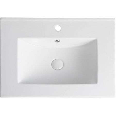 Тумба с раковиной Orange Line Li-60TuL+Ra 60х50 подвесная цвет коричневый