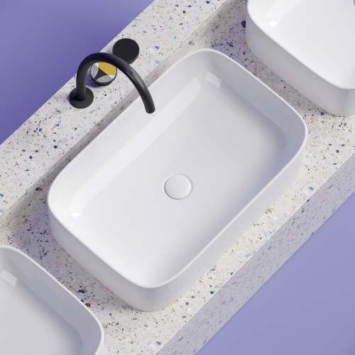 Раковина Ceramica Nova ELEMENT 61 см CN6053 накладная цвет белый - фото 5