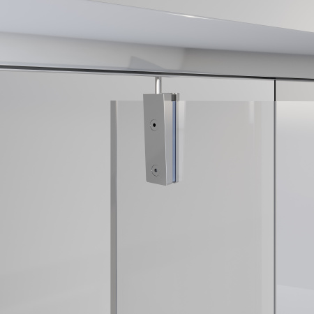 Душевая дверь Niagara Nova NG-63-8A 80х195 стекло прозрачное профиль хром глянцевый