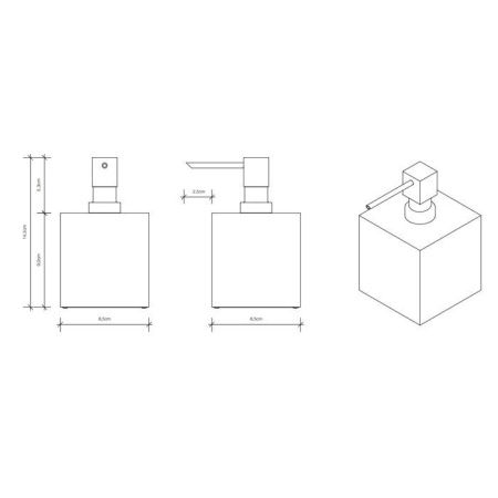Дозатор Decor Walther Cube 825020