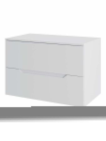 Тумба под раковину Orange Line Li-80TuwMDF 80х50 подвесная цвет белый