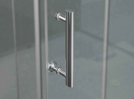 Душевой уголок Ambassador Kingston 14011121 100х90 стекло прозрачное профиль хром без поддона