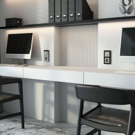 Розетка с/з шторками и USB тип A+C Werkel 4690389211997
