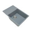 Кухонная мойка Grandex Aqua 600212 75х50 цвет серый поверхность матовая