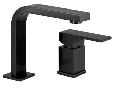Смеситель Remer Absolute AU57CFP на раковину черный брашированный хром