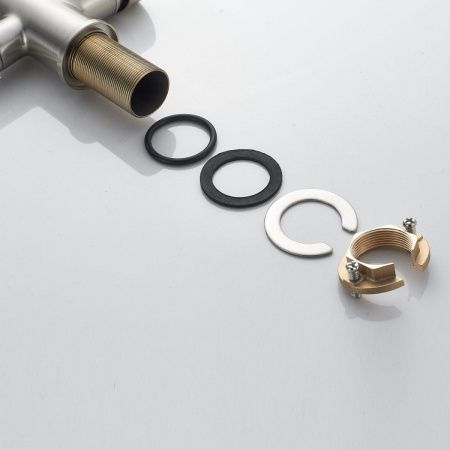 Смеситель для кухни Shevanik S328L на мойку сатин