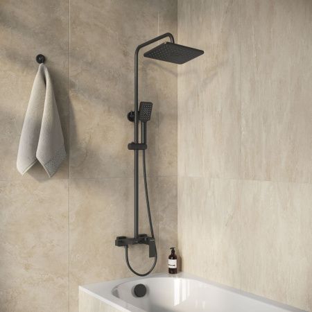 Душевая стойка Grossman Style 500.K35.05.210 настенная цвет черный
