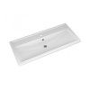 Раковина из сантехнического фаянса СанТа Фостер100 100х50 накладная цвет белый