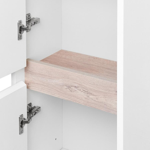 Шкаф-пенал Aquaton Нортон 1A249403NT01L 34х24х160 подвесной цвет белый - фото 3