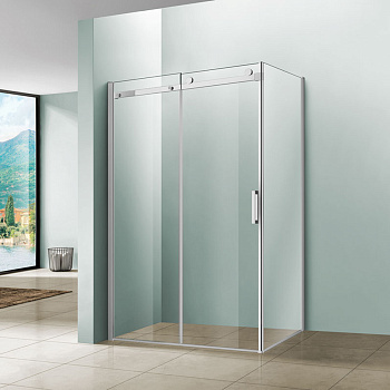 Душевой уголок Vincea Como VSR-1C1015CL 150х100 стекло прозрачное профиль хром глянцевый без поддона
