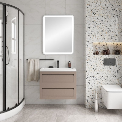 Тумба под раковину Art&Max PLATINO AM-Platino-750-2C-SO-CM 75х47х55 подвесная