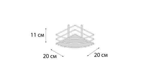 Полка в ванную комнату Fixsen FX-710B-1 - фото 3