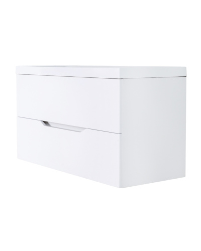 Тумба с раковиной Orange Line Li-100Tuw+RA100 100,25х45х54 - фото 3